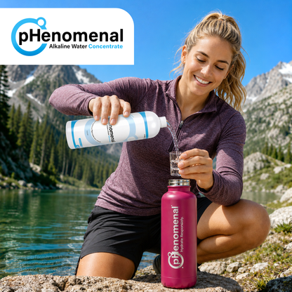 pHenomenal Water Regular Tasteless 16 Oz Concentrate - Makes 4 Gallons