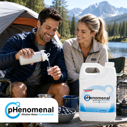 pHenomenal Water Regular Tasteless One Gallon Concentrate (Without Pump) - Makes 32 Gallons