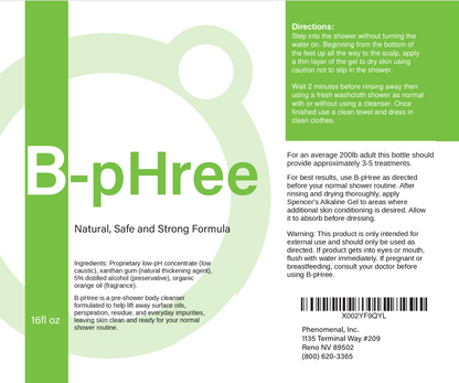 B-pHree Gel (16oz)