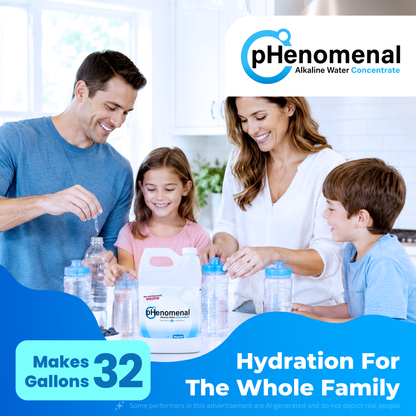 pHenomenal Water Regular Tasteless One Gallon Concentrate (Without Pump) - Makes 32 Gallons