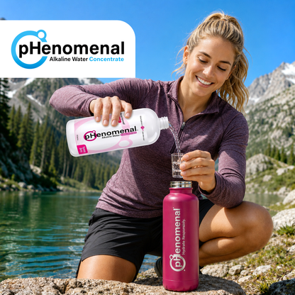 pHenomenal Water Yummy Berry Flavor 32 Oz Concentrate - Makes 8 Gallons