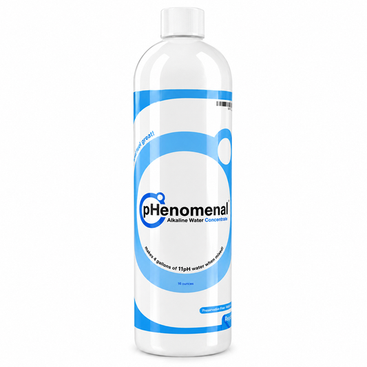 pHenomenal Water Regular Tasteless 16 Oz Concentrate - Makes 4 Gallons