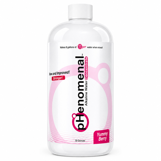pHenomenal Water Yummy Berry Flavor 32 Oz Concentrate - Makes 8 Gallons