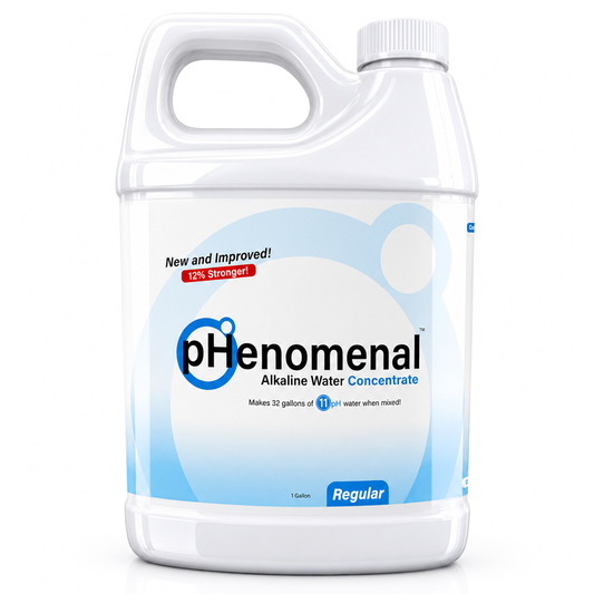 pHenomenal Water Regular Tasteless One Gallon Concentrate (Without Pump) - Makes 32 Gallons