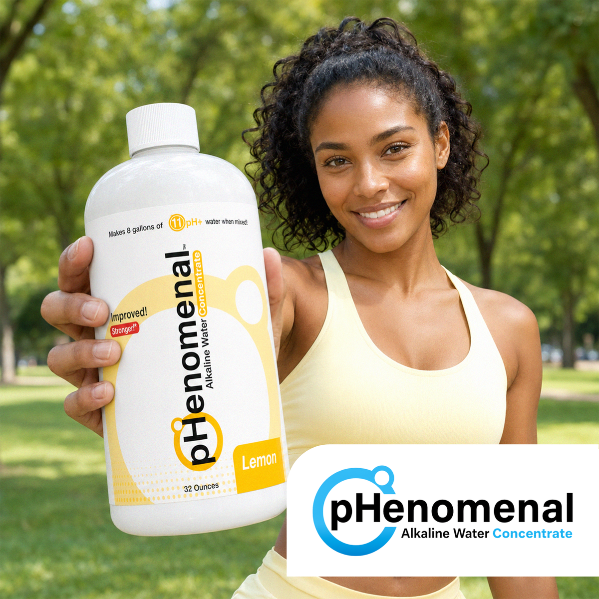 pHenomenal Water Lemon Flavor 32 Oz Concentrate - Makes 8 Gallons