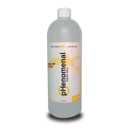 pHenomenal Water Lemon Flavor 32 Oz Concentrate - Makes 8 Gallons