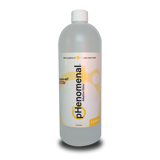 pHenomenal Water Lemon Flavor 32 Oz Concentrate - Makes 8 Gallons